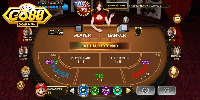 Bí quyết chơi Baccarat Go88 cực hay từ chuyên gia 2 Tham gia trải nghiệm Baccarat Go88 cần nắm rõ những quy tắc và hướng dẫn chơi