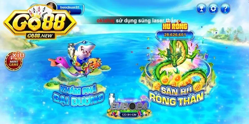 Bắn cá Go88 – Cách chơi để thắng lớn, săn thưởng khủng 2 Bắn cá tại Go88 được trang bị nhiều tính năng hiện đại, tối ưu