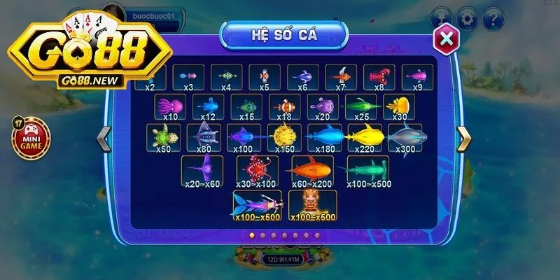 Bắn cá Go88 – Cách chơi để thắng lớn, săn thưởng khủng 3 Ngư thủ áp dụng một số mẹo hay để gia tăng cơ hội thắng khi chơi Bắn cá tại Go88