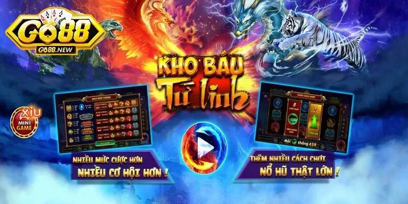 Kho Báu Tứ Linh Go88 là điểm đến lý tưởng cho những ai đam mê truyền thuyết