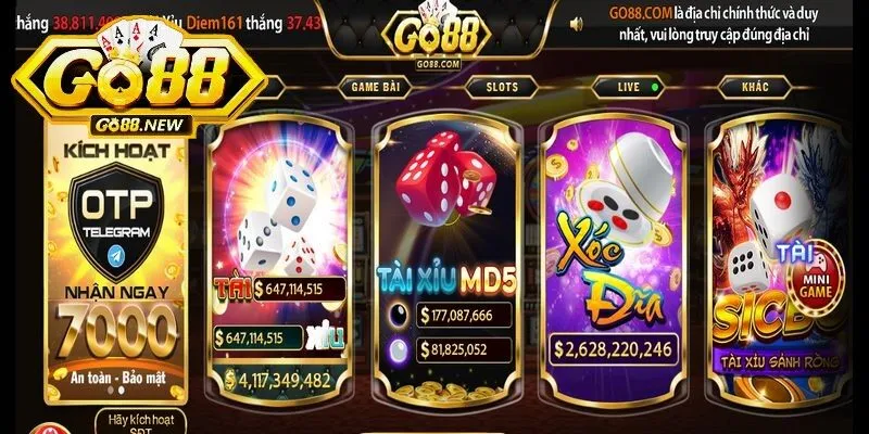 Tài Xỉu Go88  được đánh giá cao bởi mang lại những giây phút giải trí trọn vẹn